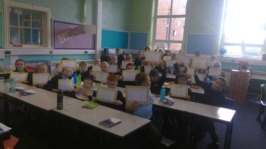 Image of Success Certificates First week back